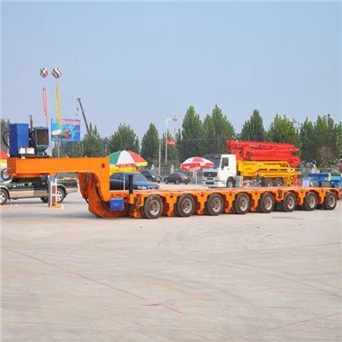 Хидравличен ремарке с ниско легло